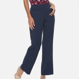 Elle Wide Leg Navy Trousers - Women’s Size 16